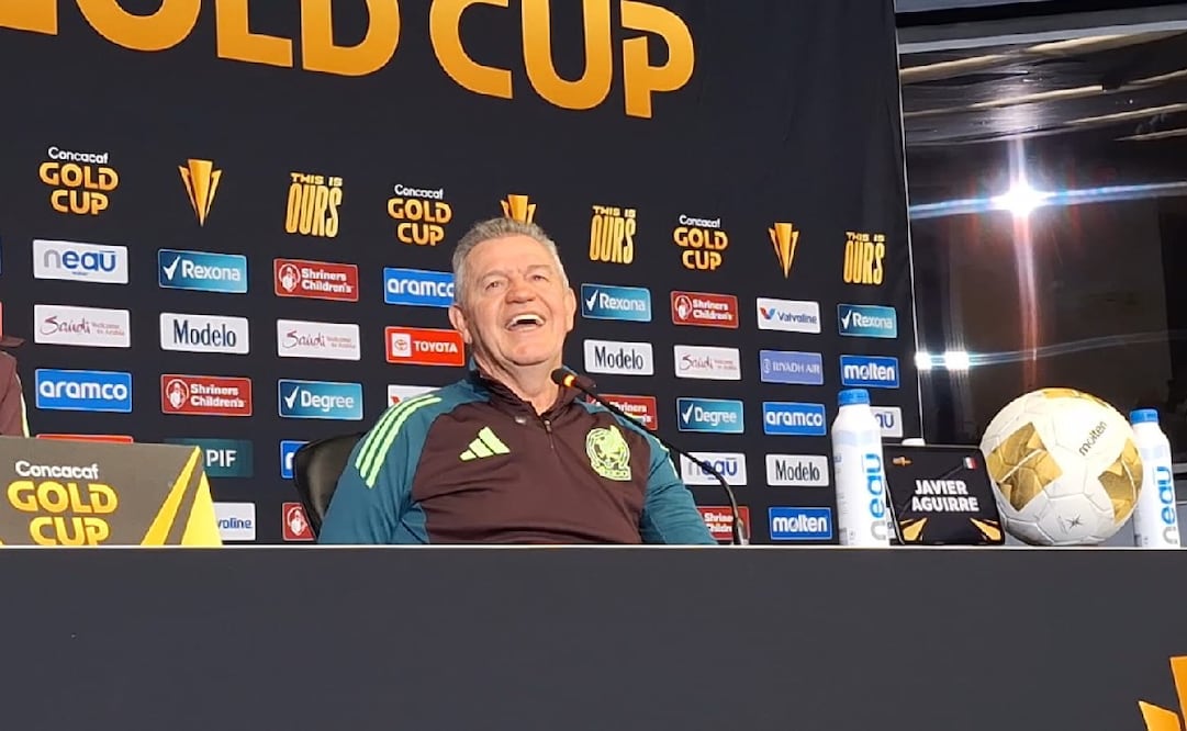 Javier Aguirre en rueda de prensa de la Copa Oro Foto: Sebastian García - El Universal