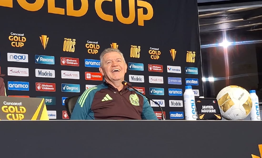 Javier Aguirre en rueda de prensa de la Copa Oro Foto: Sebastian García - El Universal