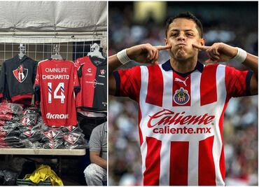 Venden jersey del Chicharito Hernández en el Jalisco previo a partido del Atlas