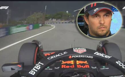 Checo Pérez explotó contra la FIA por suspender la Q3: "Carajo, y ni siquiera hay lluvia"