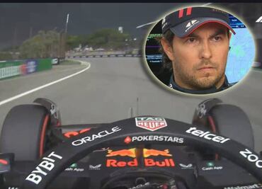 Checo Pérez explotó contra la FIA por suspender la Q3: "Carajo, y ni siquiera hay lluvia"