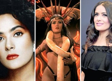 ¡54 años de Salma Hayek! 10 fotos del antes y después de la actriz mexicana