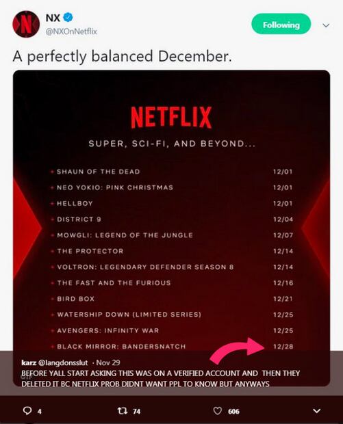 Netflix filtra por error el estreno de la temporada 5 de 'Black Mirror'