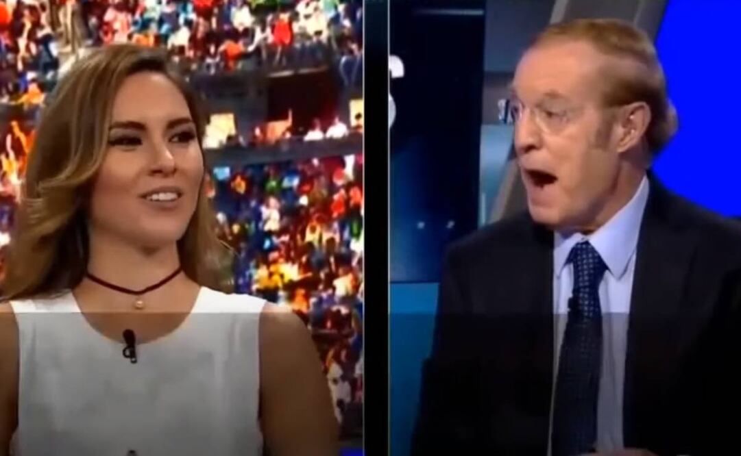 Miroslava Montemayor, en 2017, vivió un momento muy incómodo con José Ramón Fernández por uno de sus comentarios. Foto: Especial