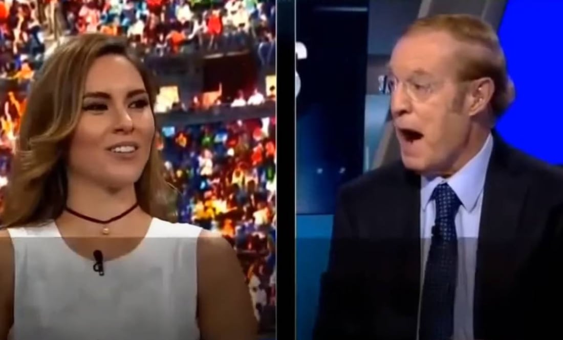 Miroslava Montemayor, en 2017, vivió un momento muy incómodo con José Ramón Fernández por uno de sus comentarios. Foto: Especial