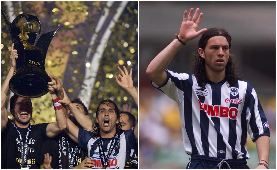 Aldo de Nigris con la Copa de Campeones de Concacaf y Toño con Monterrey / FOTOS: Especial