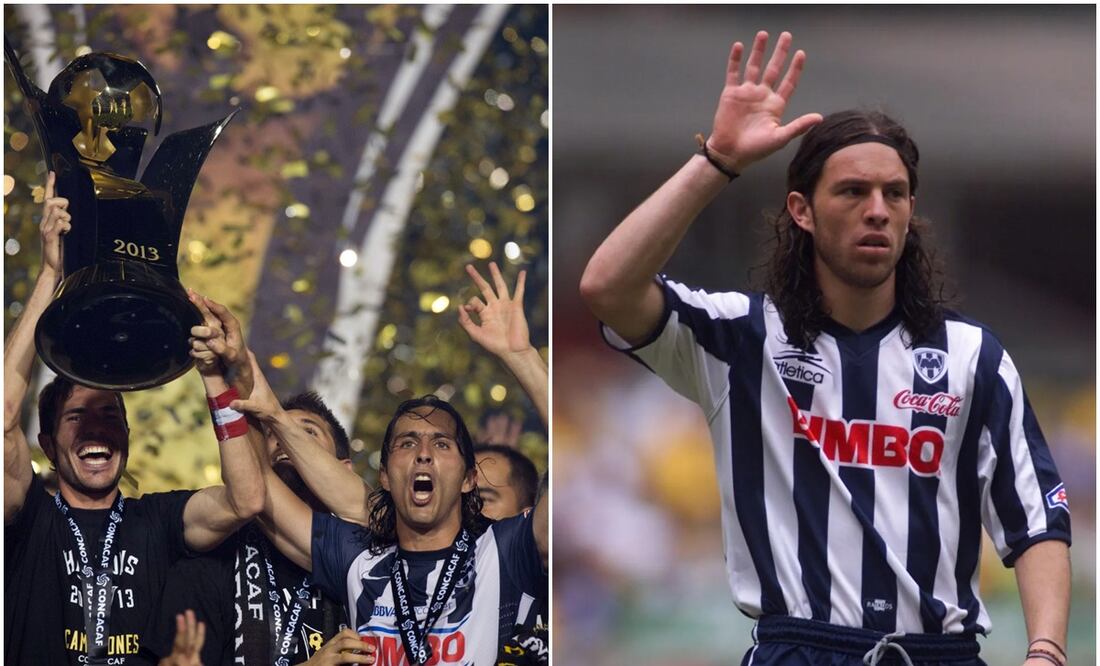Aldo de Nigris con la Copa de Campeones de Concacaf y Toño con Monterrey / FOTOS: Especial