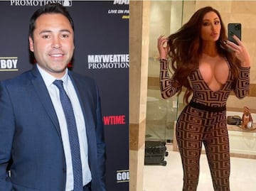 10 arriesgadas fotos de Holly Sonders, la novia de Óscar de la Hoya