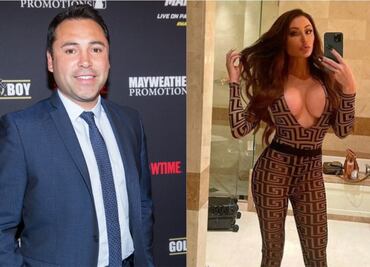 10 arriesgadas fotos de Holly Sonders, la novia de Óscar de la Hoya