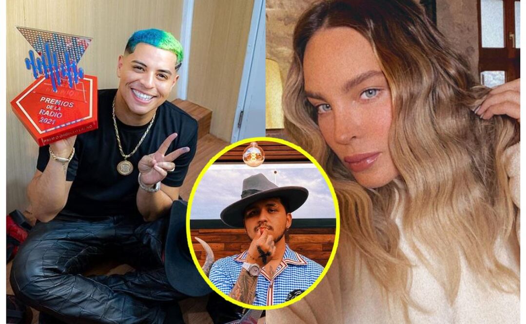 Foto: Instagram @eduincaz / @nodal / @belindapop