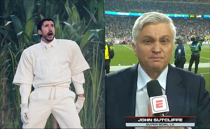 John Sutcliffe, de ESPN, soltó lágrimas tras el show de Bad Bunny en el medio tiempo del Super Bowl