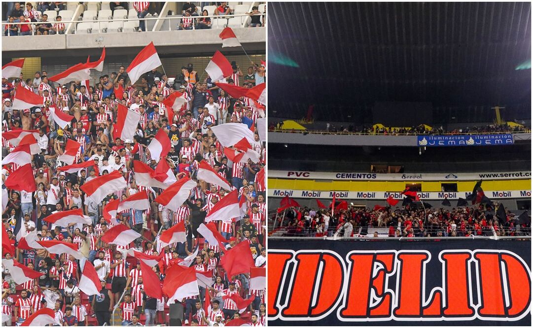 Aficiones de Chivas y Atlas / FOTO: Imago7