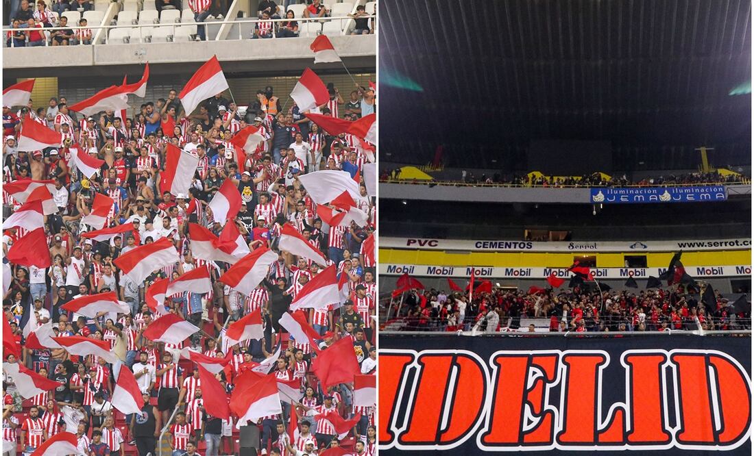 Aficiones de Chivas y Atlas / FOTO: Imago7