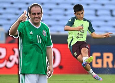 Javier Aguirre aseguró que Gilberto Mora es un jugador diferente como Cuauhtémoc Blanco