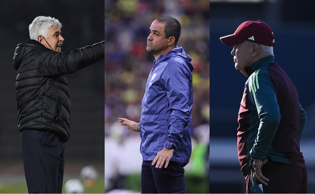 Ricardo Ferreti, André Jardine y Javier Aguirre - Fotos: Imago7