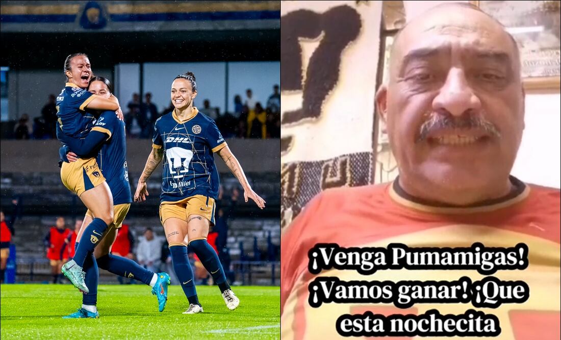 'Don Beto' fue tundido por su nueva ocurrencia dirigida a Pumas Femenil. FOTO: Imago7 / Captura