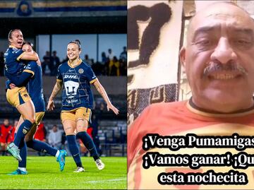 'Don Beto' fue tundido en las redes sociales tras inventar una porra dedicada a Pumas Femenil