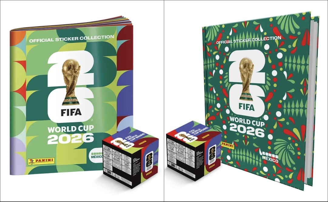 Ya comenzó la preventa del álbum del Mundial 2026 y despierta la fiebre coleccionista. FOTOS: Cortesía Panini