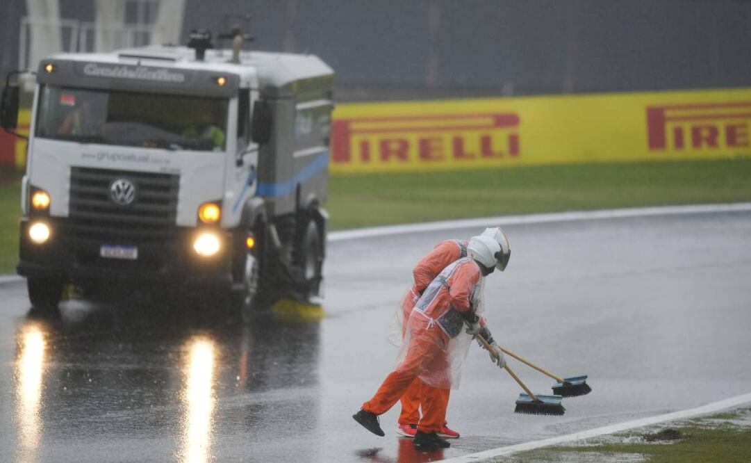 En el GP de Brasil no hubo condiciones necesarias para llevar la Qualy. Foto: AP.