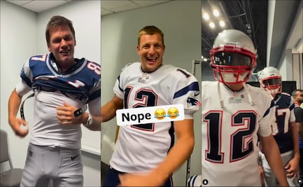 ¿Regresan del retiro? Tom Brady y Rob Gronkowski volvieron a vestir los colores de los Patriots