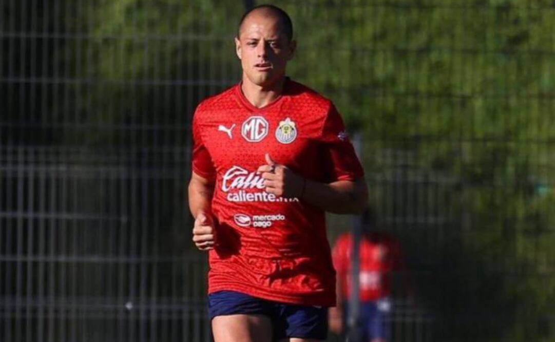 Chicharito Hernández continúa con su rehabilitación en Verde Valle. Foto: Especial