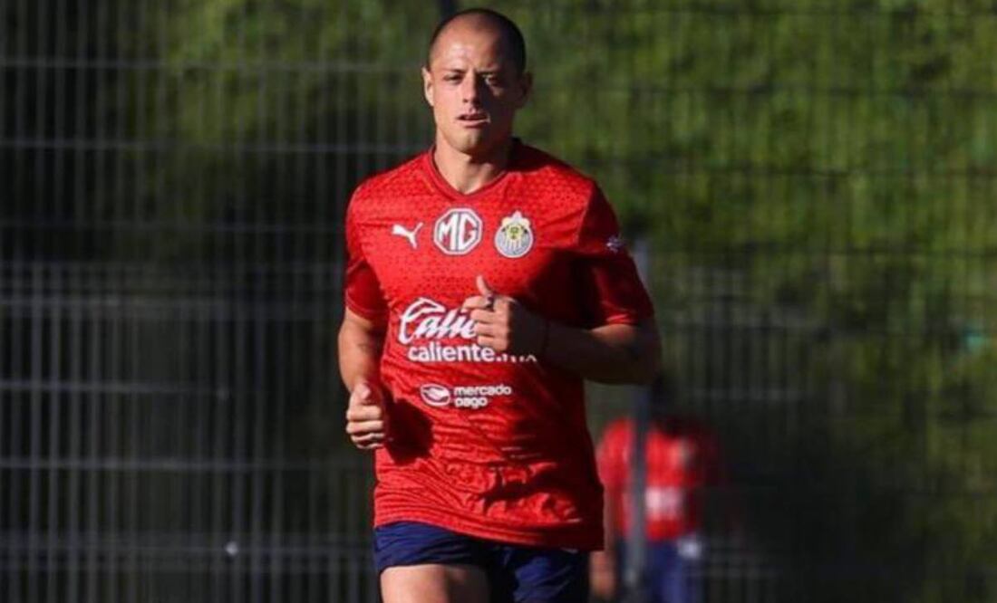 Chicharito Hernández continúa con su rehabilitación en Verde Valle. Foto: Especial