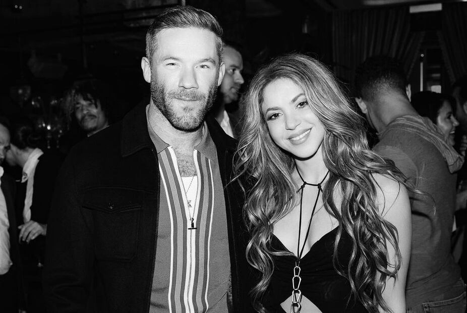 Esta es la foto de Shakira y Edelman que despertó las especulaciones. Foto: Especial