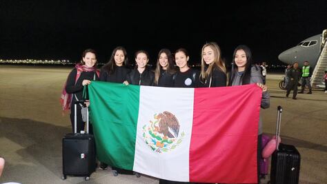 ¡Por fin en casa! Equipo de gimnasia rítmica llega a México tras quedar varadas en Israel
