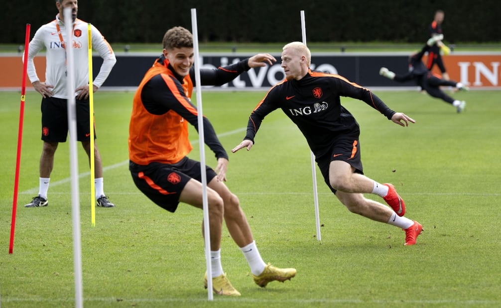 El entrenamiento de Países Bajos para encarar la Jornada 3 de UEFA Nations League / Foto: EFE