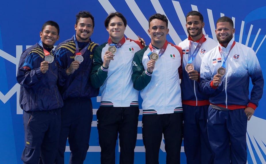 Osmar Olvera y Juan Celaya le dan otro oro a México en los Juegos Centroamericanos 2026 / Foto: AFP