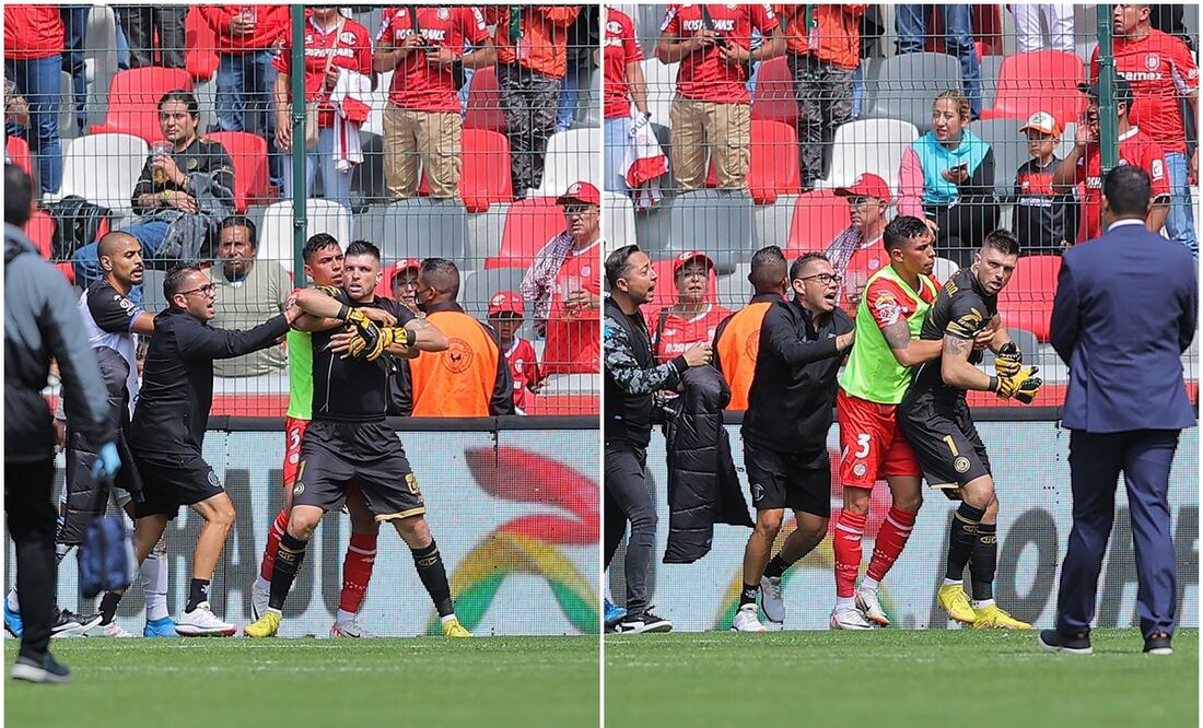 Tiago Volpi vivió un intenso momento tras el partido - Imago7