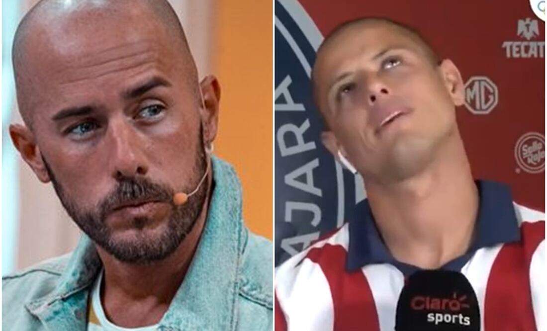 Diego Dreyfus en un programa de Televisión y Javier Hernández en Claro Sports / FOTOS: Capturas