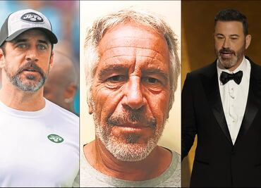 Aaron Rodgers insinuó que el presentador Jimmy Kimmel está en la lista de famosos que fueron a "la Isla de Epstein"