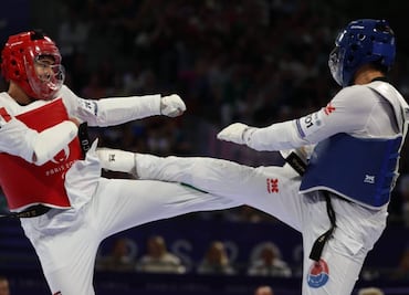 Luis Mario Nájera asegura plata en Taekwondo en Paris 2024