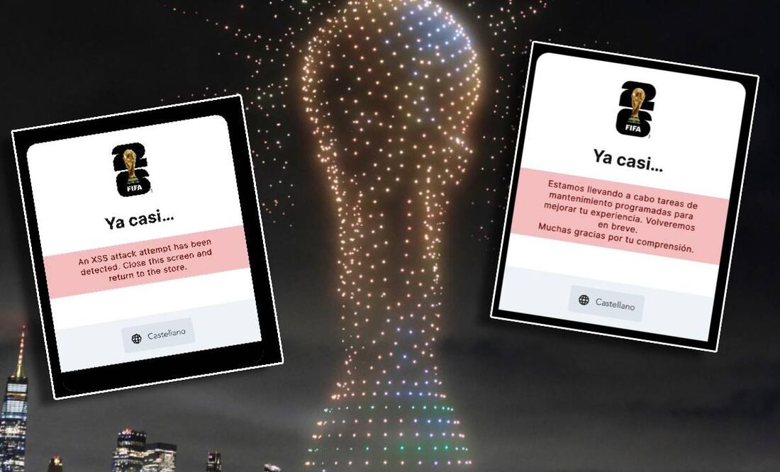 Reportan fallas y ciberataques en la primera fase de venta de boletos para el Mundial 2026. FOTO: Especial