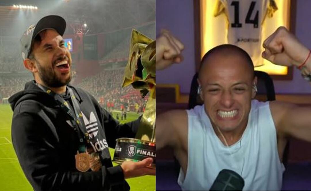 Werevertumorro y "Chicharito" Hernández - Fotos: Instagram/Especial