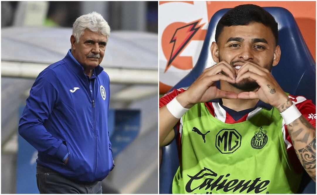 Ricardo Ferretti como técnico de Cruz Azul y Alexis Vega ante Pumas / FOTO: Imago7