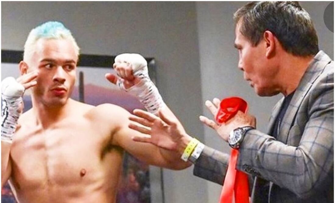 Julio César Chávez y su hijo previo a una pelea del Jr / FOTO: Instagram @jcchavezjr