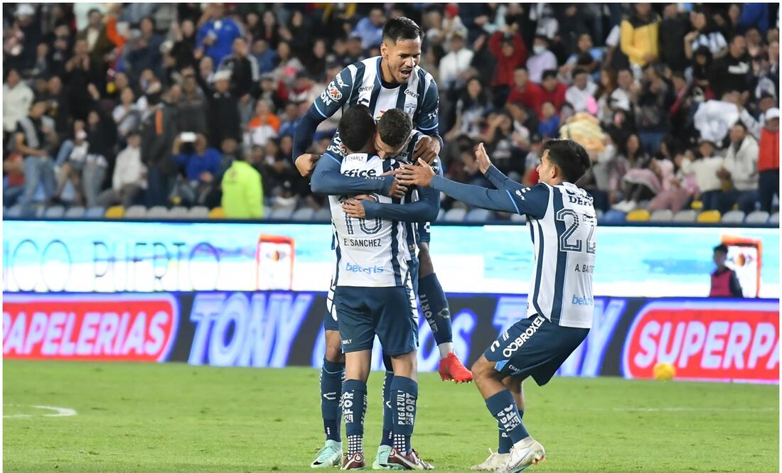 Pachuca celebrando frente a Juárez FC - Foto: Imago7