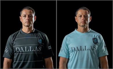 Chicharito Hernández sorprende como modelo de la nueva indumentaria del Atlético Dallas