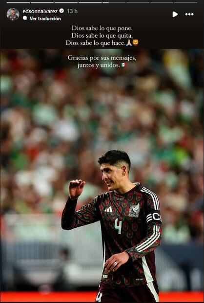 Edson mantiene buen animo y espera noticias de su lesión este lunes. Foto: edsonnalvarez.