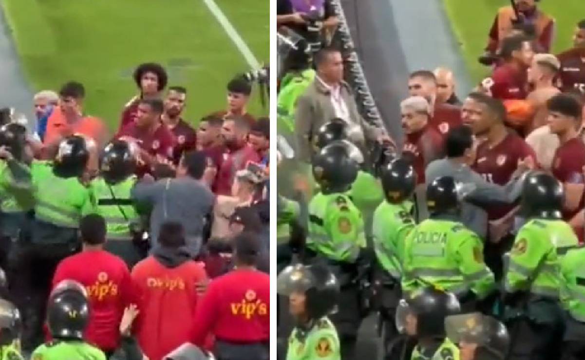 Jugadores de Venezuela fueron agredidos en el estadio por la policía de ...