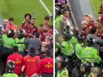 Jugadores de Venezuela fueron agredidos en el estadio por la policía de Perú