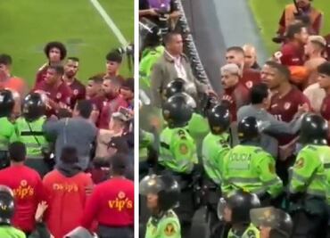 Jugadores de Venezuela fueron agredidos en el estadio por la policía de Perú