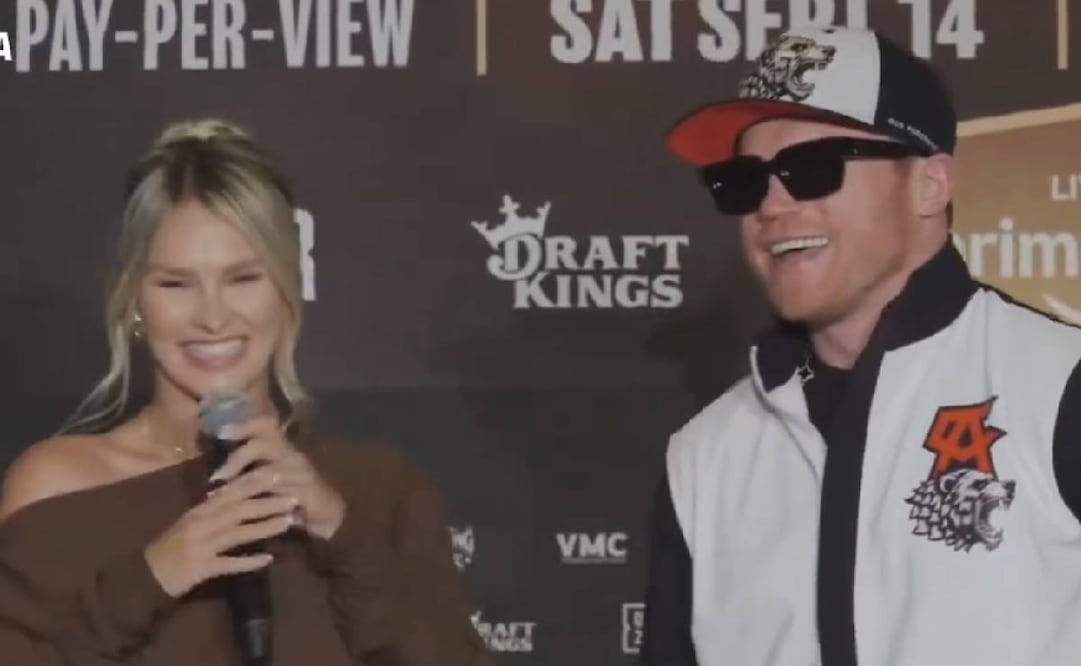Canelo Álvarez tomó con humor la petición de un aficionado para que embarazara a su esposa. Foto: Especial