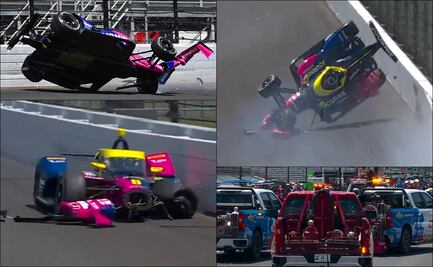 Escalofriante accidente en Indy 500 sacude las prácticas del Fast Friday 