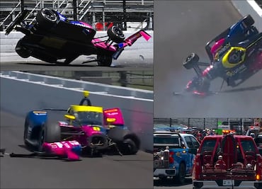 Escalofriante accidente en Indy 500 sacude las prácticas del Fast Friday