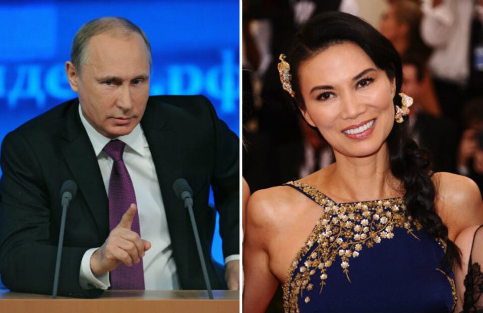 Vladimir Putin entre su ex, la amante y la conejita de Playboy
