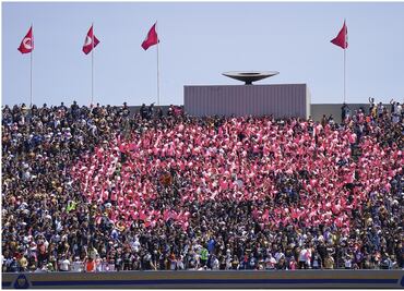 El estadio Olímpico Universitario se pinta de rosa ¿Cuál es la razón?