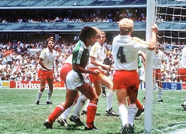 Este fue el único gol que anotó Hugo Sánchez en Copas del Mundo, en México 86